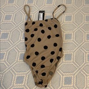 Nasty gal polka dot body suit